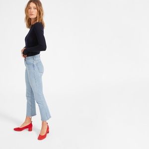 Everlane kick crop jeans